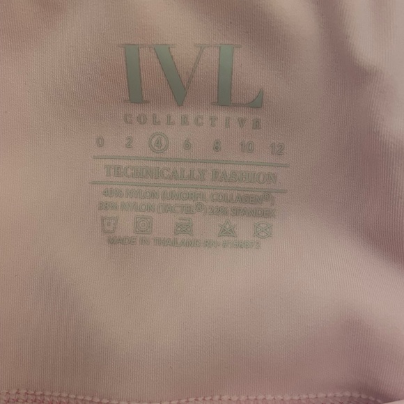 IVL Pink Tie Dye Athletic Workout Leggings Size 4 in Great Condition - Picture 7 of 9